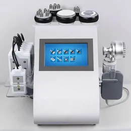 Portable 9 In 1 Laser Slimming Machine Body Shape Lipo Ultrasound Vacuum RF Cavitation EMS Photon Skin Tightening Face Lift Fat Burning Weight Reduce Home Salon Use