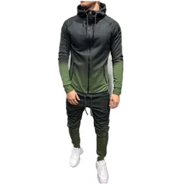 Testes masculinos Europeu e American Autumn Winter 3D Sweater Printing Digital Sports Fitness Running capuz Menmen's Menmen's