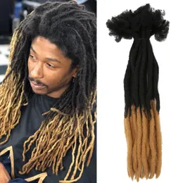 Crochet handgjorda dreadlocks ombre syntetiska faux falska locs flätor förlängningar afro flätande hår för kvinnor män hip hop 22inch 220409