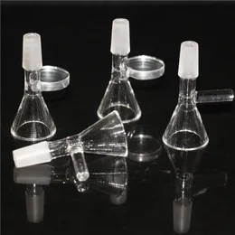 Wasserpfeifen Glasraucherschale Kräuterschiebeschalen 10 mm 14 mm 18 mm für Bongs Reclaim Aschefänger Dabber Werkzeuge Wachs