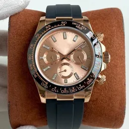 Klocka Automatiska Mekaniska Klockor 40mm rostfritt stål Herrarmbandsur Life Vattentäta Armbandsur Montre De Luxe