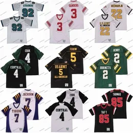 Uf CeoA3740 NCAA 22 BECKHAM JR Maglie calcio BALLERS SPENCER BARRY SANDERS DALVIN COOK LAMAR JACKSON TIM TEBOW MICHAEL THOMAS Maglia scuola calcio