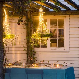 ストリングバッテリー操作2m 5ブランチ100LEDS VINES LIGHTS COPPER WIRE LED STRING LIGHT for Christmas Tree Wedding Festival DIY DECORLED STRI