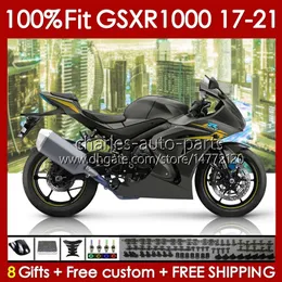 Injection OEM Body For SUZUKI GSXR1000 K17 GSXR 1000 CC 2017 2018 2019 2020 2021 Bodywork 146No.92 1000CC GSX-R1000 17-21 GSXR-1000 17 18 19 20 21 Fairings stock flat new