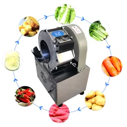 High quality commercial vegetable cutting machine multi function household vegetable slice shredding machine