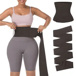 Kadınlar bandaj sargısı bel antrenörü shapewear kemer zayıflama karın sargısı kemer direnç bantları toka karın kontrol korse vücut şekli 220513