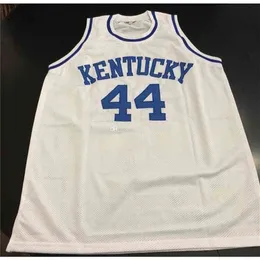 Nikivip Dan Issel # 44 Kentucky the Hourse Wildcats Maglia da basket retrò da uomo cucita con nome e numero personalizzato