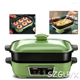 Bread Makers Octopus Meatball Machine Induction Cooker Electric Heating Takoyaki Household Steak BBQ Pan Frying Mould 800W Phil22