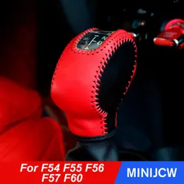 Altri accessori interni Car Styling Collari del cambio Pomello del freno a mano Protezione della copertura per Mini Cooper One S F54 F55 F56 F57 F60 Countrym