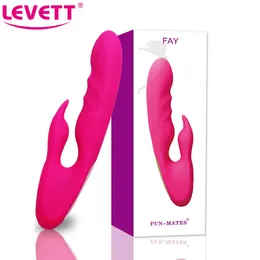 Вибраторы кролика Levett для женщин фаллоимитаторы сексуальные игрушки G Spot Clitoris стимулируйте влагалище палочку массажер для взрослых вибрадор эротический сексуальный