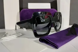 Nya lyxiga 54 mm solglasögon för kvinnor och män Mode helbåge dam vintage retro märkesdesigner Överdimensionerade kvinnliga fritidssolglasögon tidvatten
