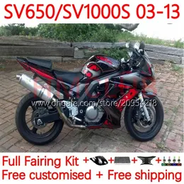 Zestaw nadwozia dla Suzuki SV1000 SV650 SV-650 SV 1000 650 S 03-13 11NO.22 SV-1000 SV650S SV1000S 03 04 05 06 07 08 SV 650S 1000S 2003 2000 2010 2010 2012 2012 2013 r.