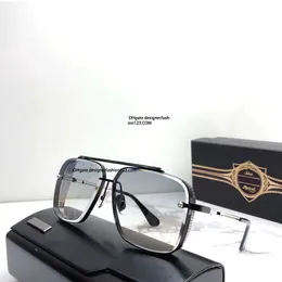 DITA MACH SIX Occhiali da sole firmati da uomo famosi occhiali da vista classici alla moda di lusso di marca retrò occhiali da donna di design di moda con scatola