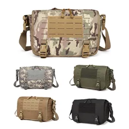 Tactical Gear Bag Shoulder Bag Assault Combat Versipack Outdoor Sports Hiking Sling Pack Camouflage Range Pouch NO11-239