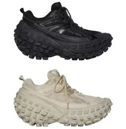 Unisex Designer Defender Rubber Platform Sneakers 35-46 Sizes Women Men Casual Sports Shoes Thick High Bottom Dad Shoe Sport Trainer Chunky Tank Sneaker Running Shoe