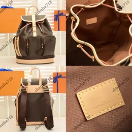 M40107 Vintage Cowhide Bosfor Sırt Çantaları Tasarımcı Lüks Christopher Sırtı Montsouris Schoolbag Erkekler Kadın Çantalar Büyük Seyahat Çantaları