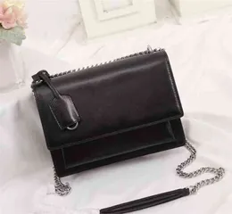 5ABolso con solapa de alta calidad bolsos de diseñador de lujo SUNSET bolsos de hombro de cuero originales para mujer bolso bandolera mediano de moda