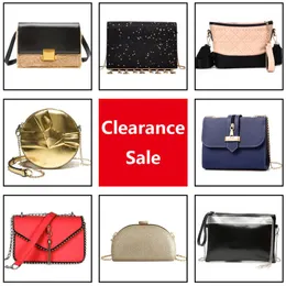 Evening Bags Clearance Sale Women Crossbody Messenger Shoulder Bag Promotion Female Lady Fashion Casual Handbag Small Flap PU LeatherEvening
