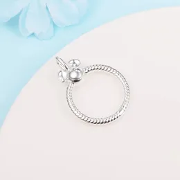 2022 Nuovo 100% 925 gioielli in argento sterling Mouse O Ciondolo Charm Bead Fit Pandora Braccialetto Gioielli fai da te Fare perline sfuse Accessori 390076C00