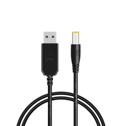 DC USB 케이블 5V ~ 9V 12V 1A 단계 UP 부스트 컨버터 전원 공급 장치 케이블 5.5*2.1mm