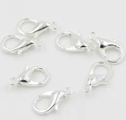 Haken Erkenntnisse Komponenten Schmuck 10mm 12mm 14mm 16mm 18mm vergoldet Silber Legierung Karabinerverschlüsse Diy Schmuck Drop Lieferung 2021 Vufek