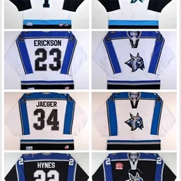 C26 Nik1 Hot 2017 Customize ECHL Augusta Lynx 1 Peter Hamerlik 23 Mike Erickson 34 Brett Jaeger Mens Womens Kids Embroidery Hockey Jerseys Goalit Cut