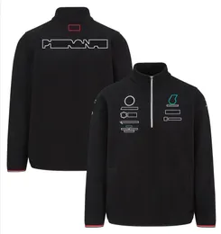 F1 Team Hoodie Formula One Half Zip Sweater Autumn and Winter Custom Models kan vara plus storlek 2022