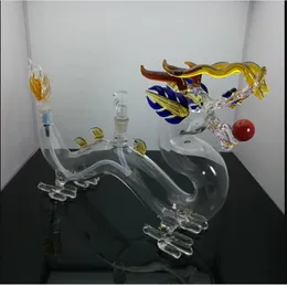 Glass Pipe Oil Burner bong hookah Super dragon glass hookahs are popular in Europe and America