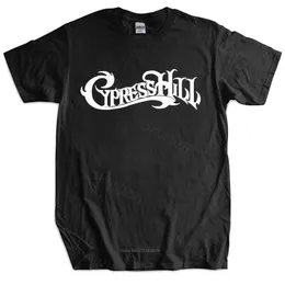 Camasta de algodão Men Crew Tops Cypress Hill Black Hip Hop