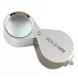 30x21mm Jewellers Eye Microscope Glass Magnifier Loupe 30X Loupes Maginifyed Jewelry Glasses Mignifier