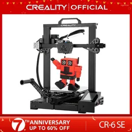 Skrivare 3D-skrivare Super CR-6 SE tyst mainboard återuppta utskrift filament gratis presentprints Roge22