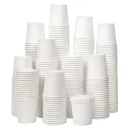 Disposable Kitchen Supplies Cups Sts 4oz Mouthwash Paper White Mini amApm