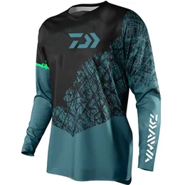 Spot Brand Outdoor Summer Men's Fishing Shirt Moisture Wicking Jersey Long Sleeve Cycling Men S Sports Jersey 220614