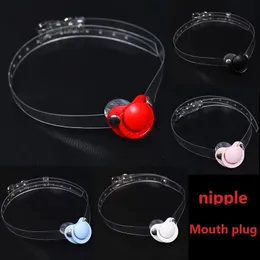 cute pacifier Open Mouth Gag Plug Adult Bondage Restraints Toys Ball Bdsm sexy for Woman Juegos sexyuales