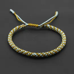 Charm armband bohemisk stil par armband lyckligt handgjorda flätade justerbara repband för kvinnor män vänskap smycken gåvacha
