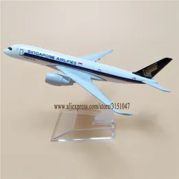 16 cm de liga de metal Air Sinore Airlines Airbus A350 Airplano Airways Airways Stand Stand Aircraft Gifts Y200104