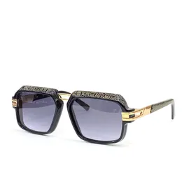Neue Mode-Sonnenbrille für Herren im deutschen Design 6004 mit quadratischem Rahmen, schlichter und vielseitiger Stil mit Brillenetui