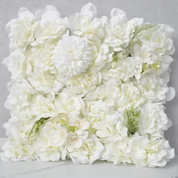 Konstgjorda blommor vägg ros hortensia tätade blommor för baby shower bröllop bakgrund dekoration 5 st