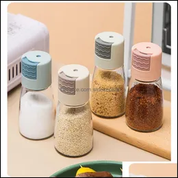 Other Kitchen Tools Kitchen Dining Bar Home Garden Quantitative Salt Shaker Press-Type Control Sprinkler To Measure Out The Seasoning Box