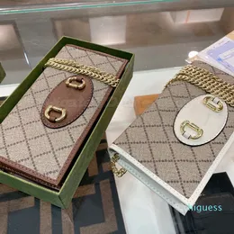 2022-Moda portafogli donna clutch borse firmate borse di lusso shopping porta carte catena crossbody portafoglio borse a tracolla borse da donna