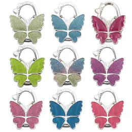 Butterfly Handbag Hanger Glossy Matte Butterfly Foldable Table Hook for Bag Purse SN4318