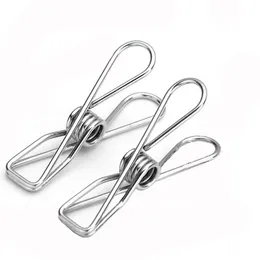 Edelstahl Wäscheklammern Metall Clips Aufhänger Zubehör für Socken Unterwäsche Handtuch Blatt Kleidung Socken Hängende Klammern Clips Klemmen DH9331