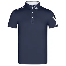 サマーTシャツの男性半袖ゴルフスポーツ服アウトドアシャツsxxl in Choice 220712