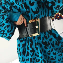 Paski Fashion Plus Size dla kobiet Elastyczny pas biodrowy Szeroki elastyczny pas Femme Large BeltBelts