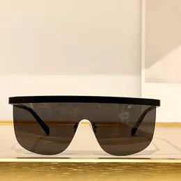 Occhiali da sole avvolgenti oversize neri Maschera Occhiali Donna Uomo Moda Estate Tende da sole Sonnenbrille Protezione UV400 Occhiali di alta qualità