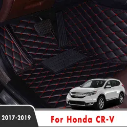 LHD Carpets Car Floor Mats For Honda CR-V CRV RW 5th Gen 2019 2018 2017 Auto Accessories Custom Decoration Protector Covers Rugs H220415