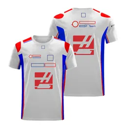 Camisetas masculinas 2023 F1 F1 Fórmula 1 Racing Mens o Neck Camise