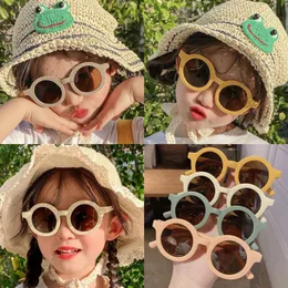 أزياء لطيف جولة الأطفال نظارة شمسية الأولاد الفتيات خمر نظارات الشمس الأشعة فوق البنفسجية حماية كلاسيكية الأطفال النظارات RL164