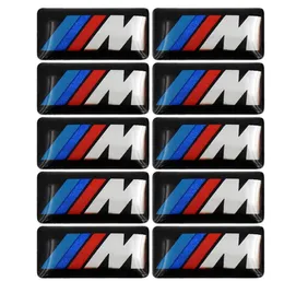 100pcs TEC Sport Wheel Badge 3D Emblem Sticker naklejki Logo dla BMW M Serie