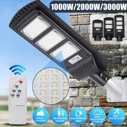 1000W/2000W/3000W Waterproof Street light 30/60/90 LED Solar Lamp Outdoor Lighting Wall Lamps Flood Light Garden Light